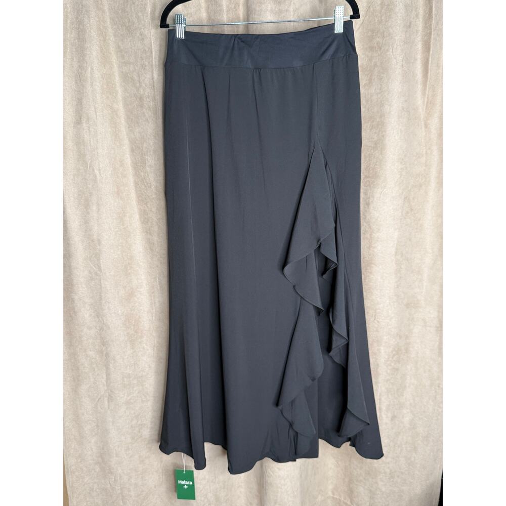 Halara Breezeful High Waisted High Low Ruffle 2-in-1 Flowy Maxi Skirt L NWT - Picture 6 of 12